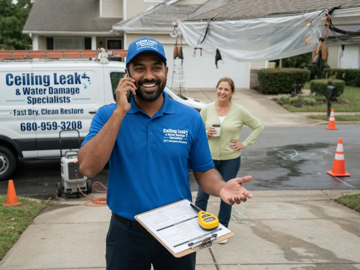 Ceiling Leak Cleanup Portola Valley, CA FAQs